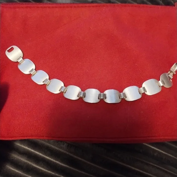 Vintage Sterling Silver Bracelet - Picture 5 of 6